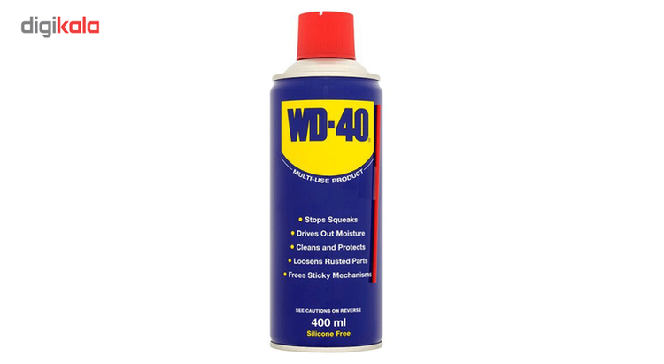 اسپری روان کننده WD-40 حجم 400 میلی لیتر
