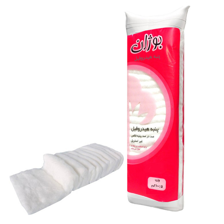 پنبه پنبه هیدروفیل بوژان مدل 27001-C4 وزن 100 گرم مجموعه 4 عددی