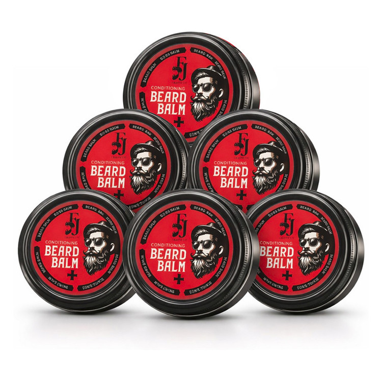 کرم نرم کننده ریش و سبیل افجه مدل Balm06 مناسب برای انواع مو با حجم 50 میلیلیتر مجموعه 6 عددی