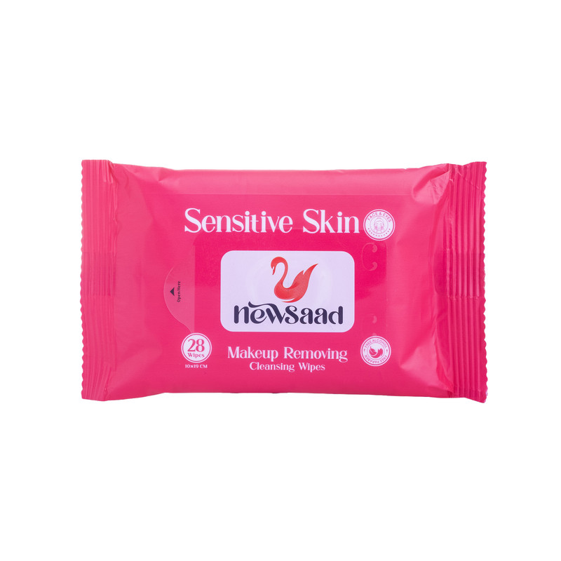 دستمال مرطوب نیوساد مدل Makeup Removing بسته 28 عددی