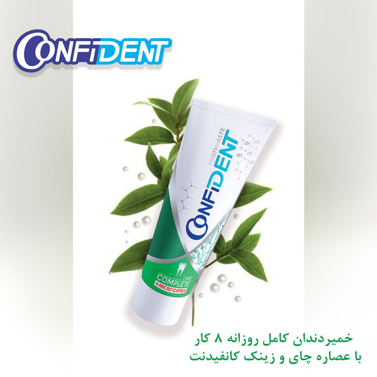 خمیر دندان کانفیدنت مدل Complete Care حجم 100 میلی لیتر