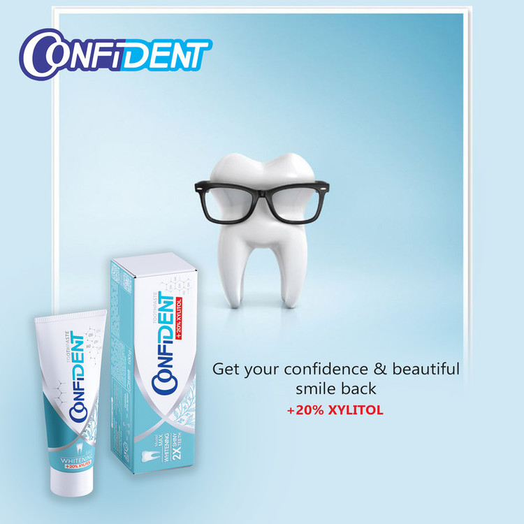 خمیر دندان کانفیدنت مدل Whitening-Max حجم 100 گرم