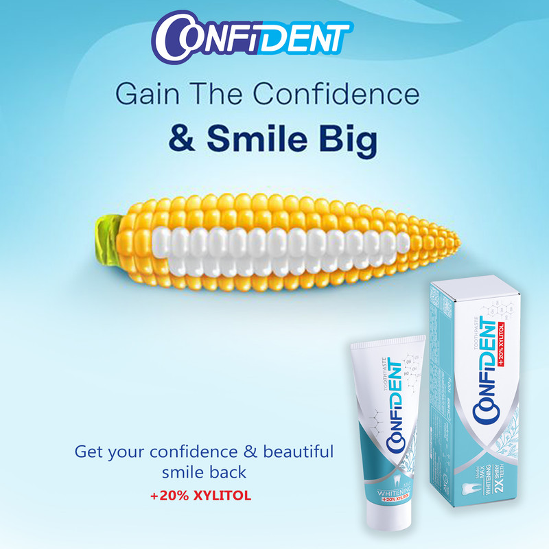 خمیر دندان کانفیدنت مدل Whitening-Max حجم 100 گرم