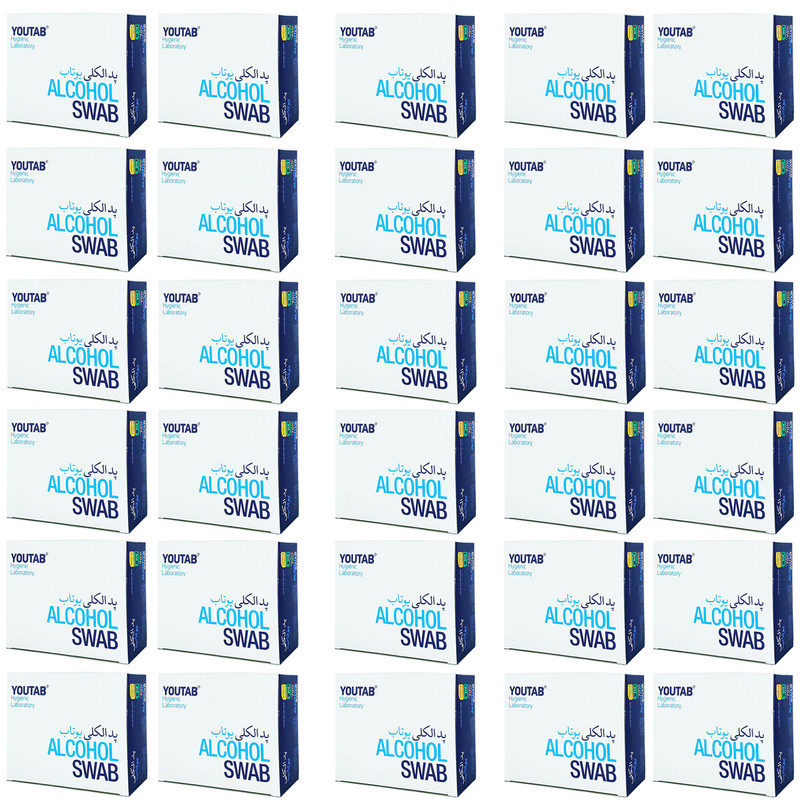 پد الکلی یوتاب مدل Antiseptic 30 مجموعه 30 عددی