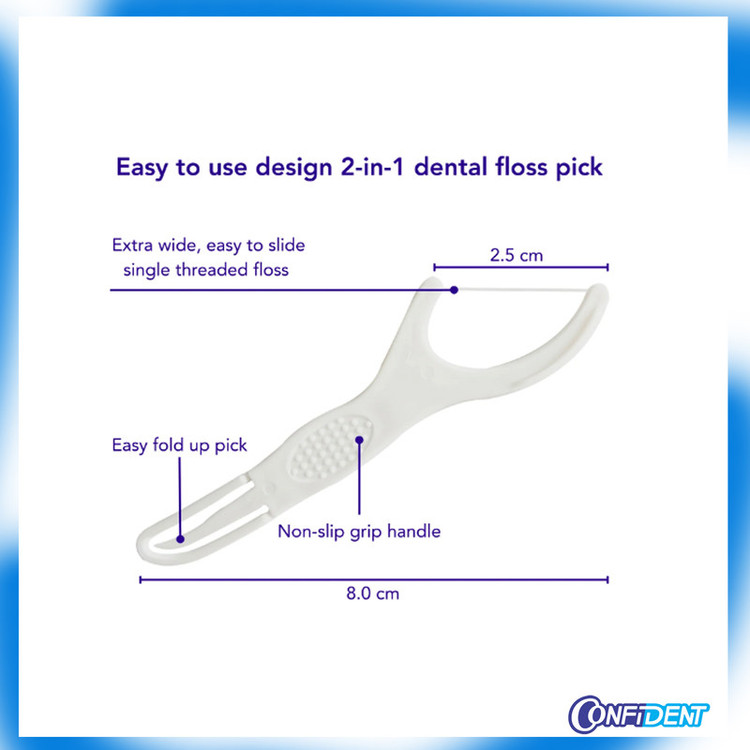 نخ دندان کانفیدنت مدل Floss-10 ده بسته 30 عددی