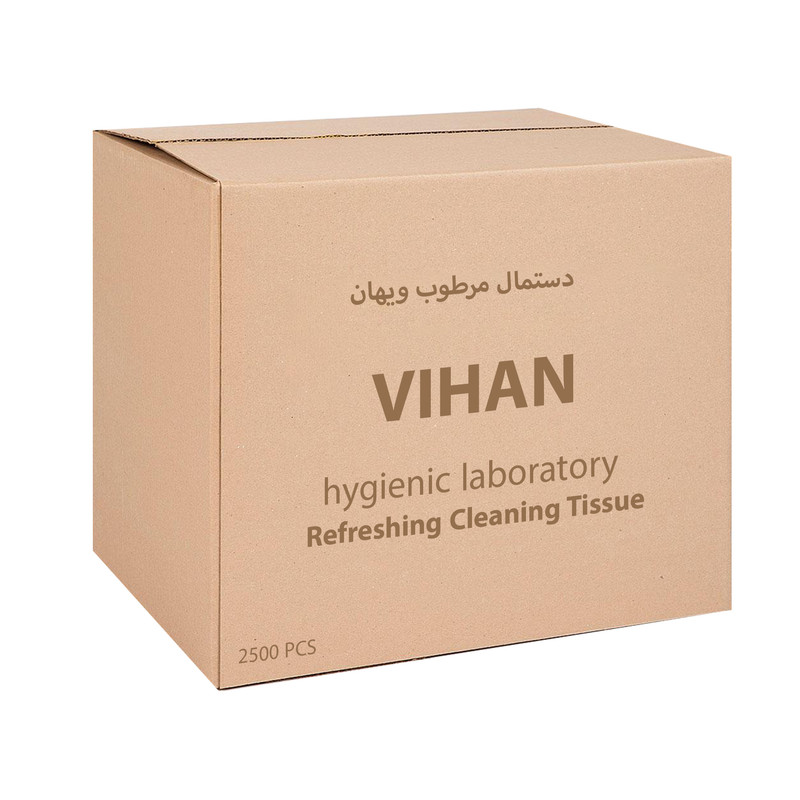 دستمال مرطوب ویهان مدل آنتی باکتریال مجموعه 2500 عددی