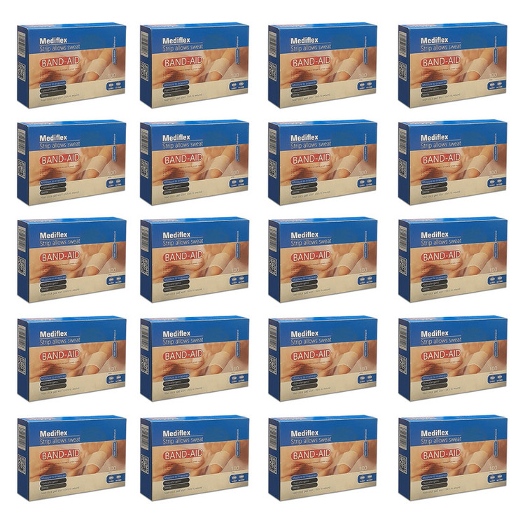 چسب زخم مدیفلکس مدل Aid100-20 بیست بسته 100 عددی