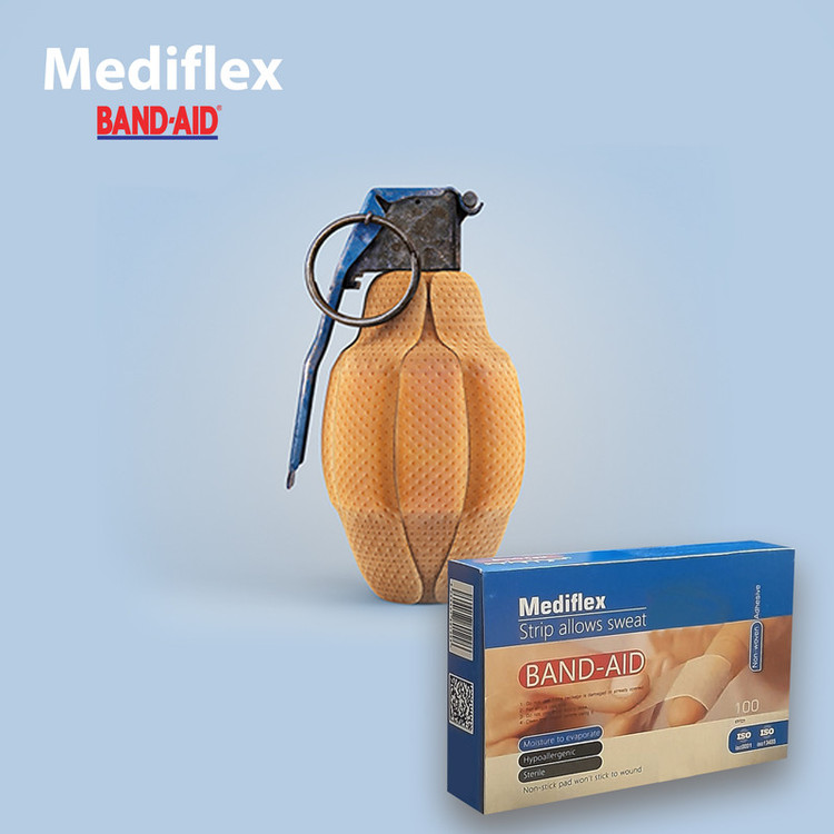 چسب زخم مدیفلکس مدل Aid100-20 بیست بسته 100 عددی
