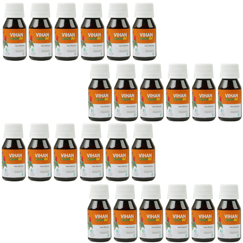 روغن کرچک ویهان کد Castor24 حجم 40 میلی لیتر مجموعه 24 عددی