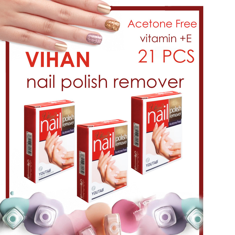 پد لاک پاککن ویهان مدل Nail-P-R2 مجموعه 21 عددی