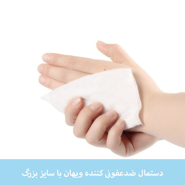 دستمال مرطوب ویهان-PC مدل آنتی باکتریال مجموعه چهار بسته 100 عددی