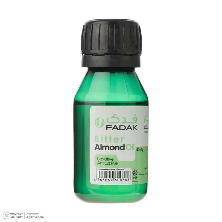 روغن بادام تلخ فدک تانیش مدل Almond-Bit مناسب برای انواع پوست حجم 50 میلی لیتر