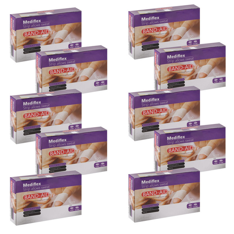 چسب زخم مدیفلکس مدل Band-Aid10 ده بسته 100 عددی