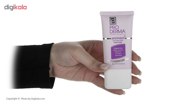 کرم روشن کننده و ضد لک دست پرودرما مدل Spotvest حجم 40 میلی لیتر