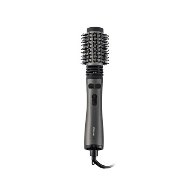 سشوار برسدار چرخشی 1200 وات والوروس مدل VL-507، موتور AC، وزن 950 گرم، المنت سرامیک، دارای سری برسدار گرد باریک، سری برسدار گرد پهن با ویژگی فرکنندگی، صافکنندگی، حجمدهندگی، با قابلیت تنظیم دما