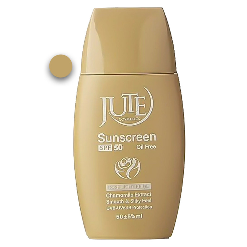 کرم ضد آفتاب رنگی صورت ژوت SPF50 مدل 3663 محافظتکننده در برابر اشعههای UVA و UVB مناسب برای پوست های چرب حجم 50 میلی لیتر