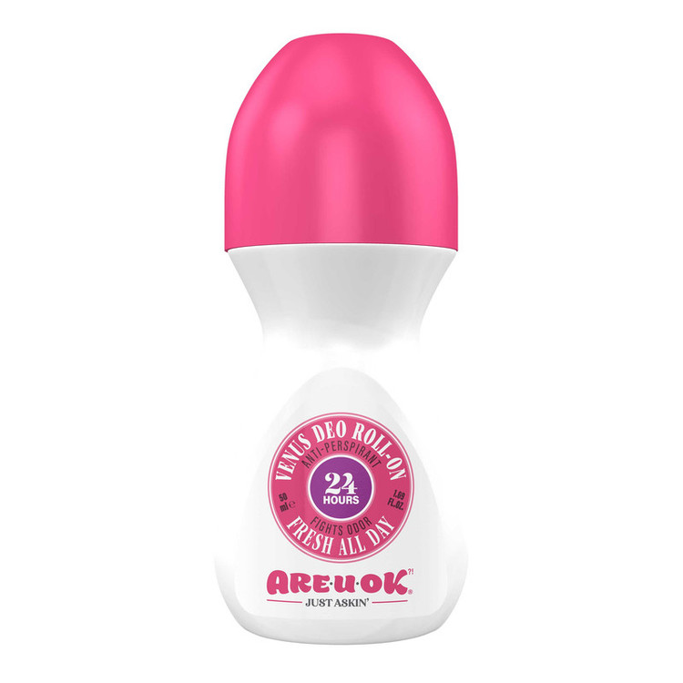 رول ضد تعریق آر یو اوکی مدل Venus deo roll-on حجم 50 میلی لیتر