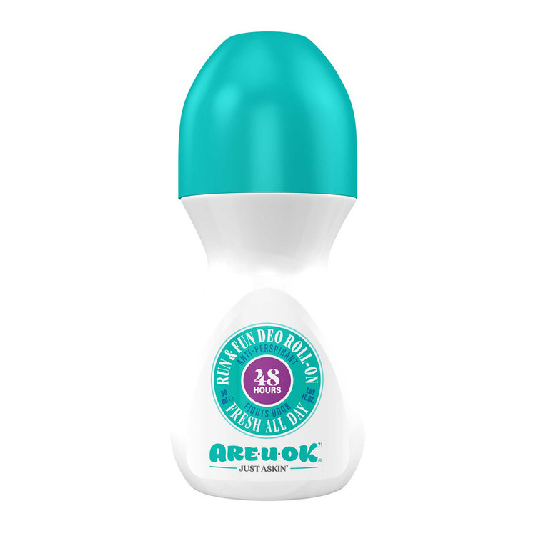 رول ضد تعریق آر یو اوکی مدل run and fun deo roll-on حجم 50 میلی لیتر