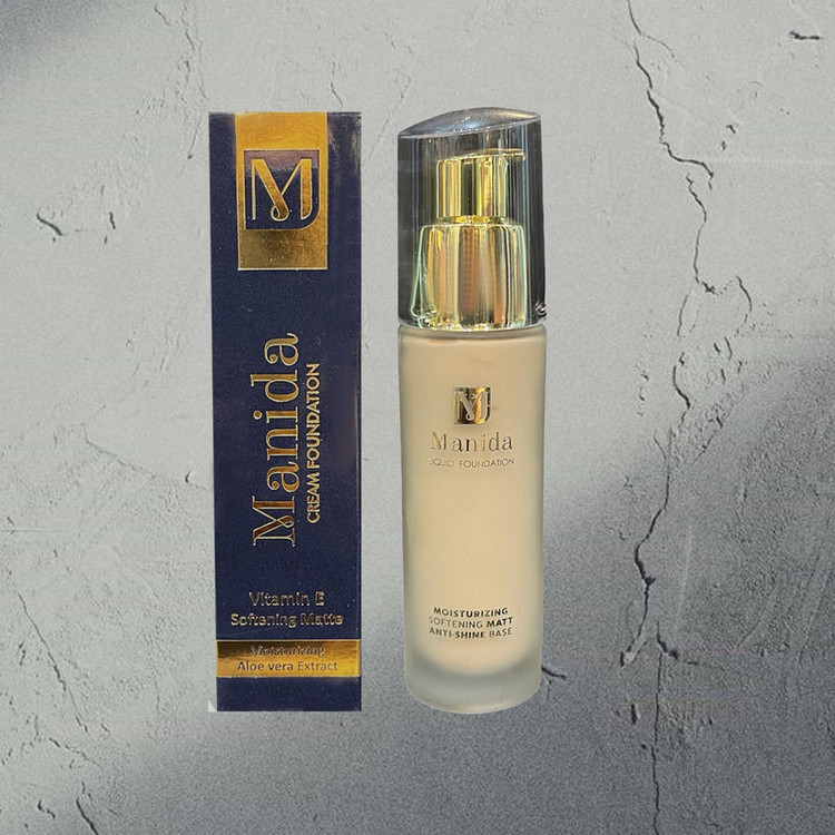 کرم پودر مانیدا مدل ANTI SHINE شماره 102 حجم 35 میلی لیتر