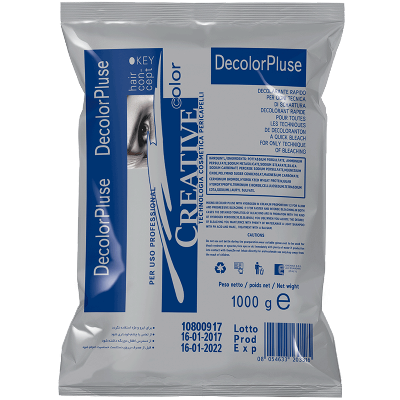 پودر دکلره کریتیو مدل DecolorPlus مقدار 1000 گرم