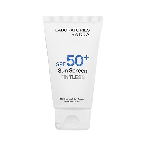 کرم ضد آفتاب بیرنگ صورت و گردن آدرا SPF 50 مدل فیوژن واتر محافظ UVA/UVB مناسب برای انواع پوست حجم 50 میلیلیتر