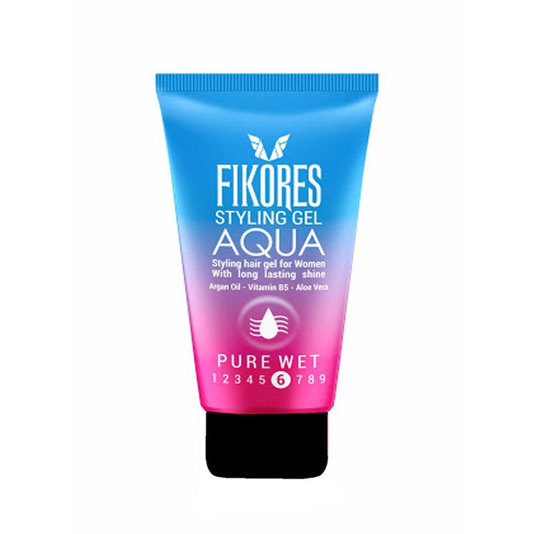 ژل حالت دهنده مو فیکورس مدل AQUA حجم 150 میلی لیتر