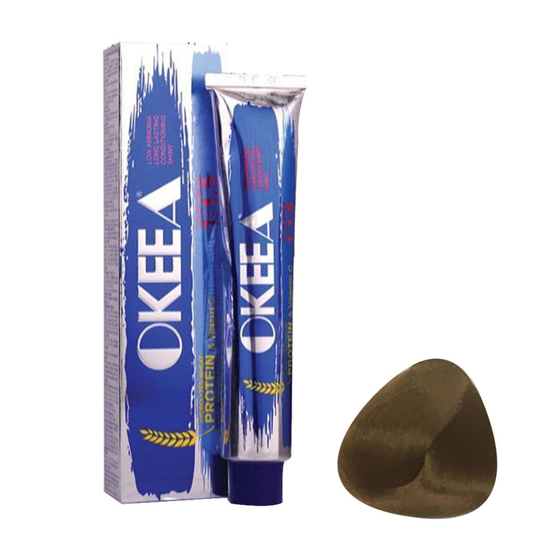 رنگ مو اکیا سری Tobaco warm شماره 8.34 حجم 100 میلی لیتر رنگ بلوند تنباکویی روشن