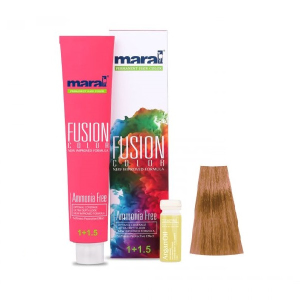 رنگ مو مارال مدل Fusion شماره 8.518 حجم 100 میلی لیتر رنگ کنجدی