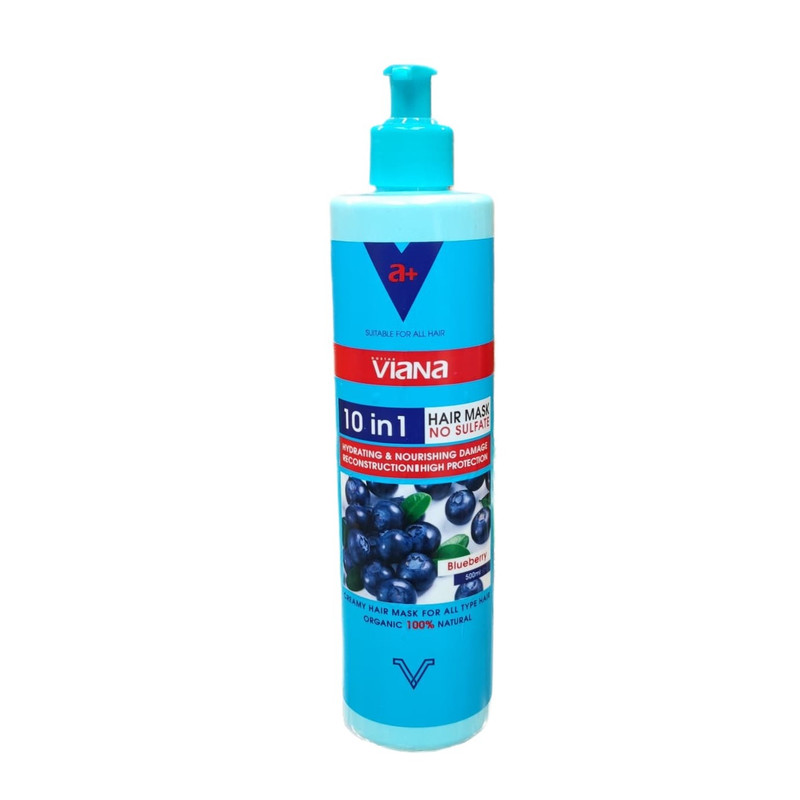 ماسک مو ویانا مدل Blueberry حجم 500 میلی لیتر