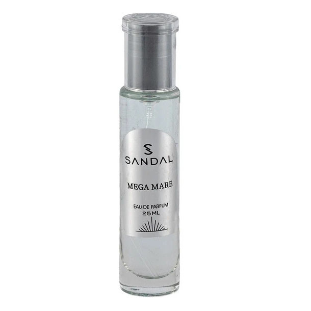 عطر جیبی زنانه صندل مدل Mega Mare با رایحه خنک حجم 25 میلی‌لیتر