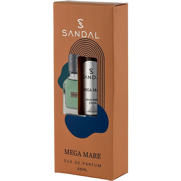 عطر جیبی زنانه صندل مدل Mega Mare با رایحه خنک حجم 25 میلیلیتر
