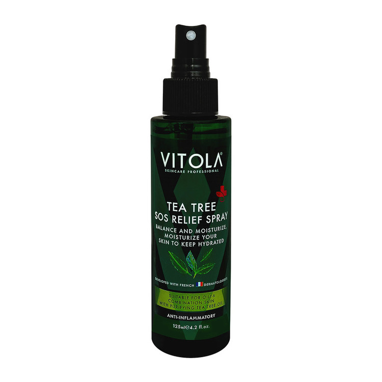 اسپری مرطوب کننده ویتولا مدل Tea tree Sos relief حجم 125 میلی لیتر