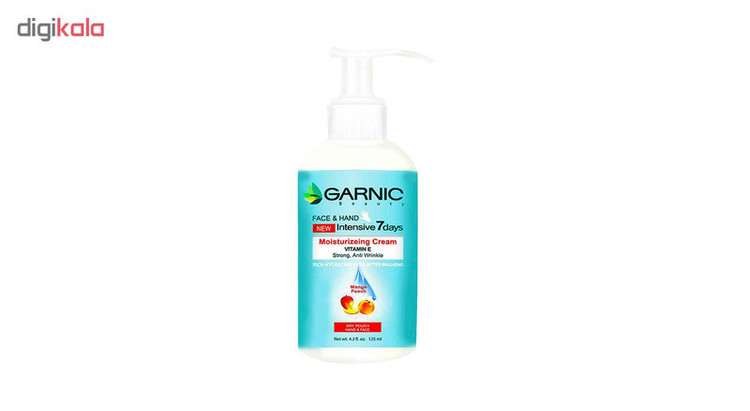 کرم مرطوب کننده گارنیک مدل Peach حجم 125 میلی لیتر