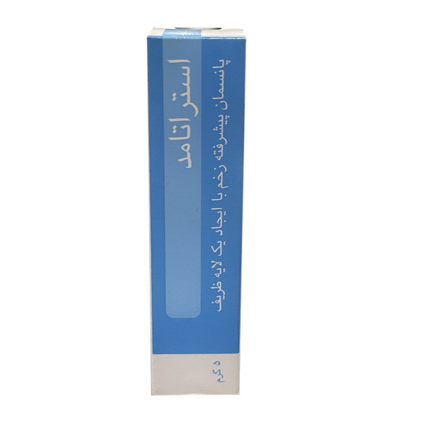 ژل محافظ و ترمیمکننده زخم استرات فارما استراتامد 5g با قابلیت ایجاد لایه نازک محافظ، استفاده روزانه یک بار، خشک شدن سریع و امکان استفاده زیر پوششهای محافظتی و کرم ضدآفتاب