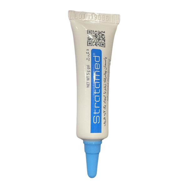ژل محافظ و ترمیمکننده زخم استرات فارما استراتامد 5g با قابلیت ایجاد لایه نازک محافظ، استفاده روزانه یک بار، خشک شدن سریع و امکان استفاده زیر پوششهای محافظتی و کرم ضدآفتاب