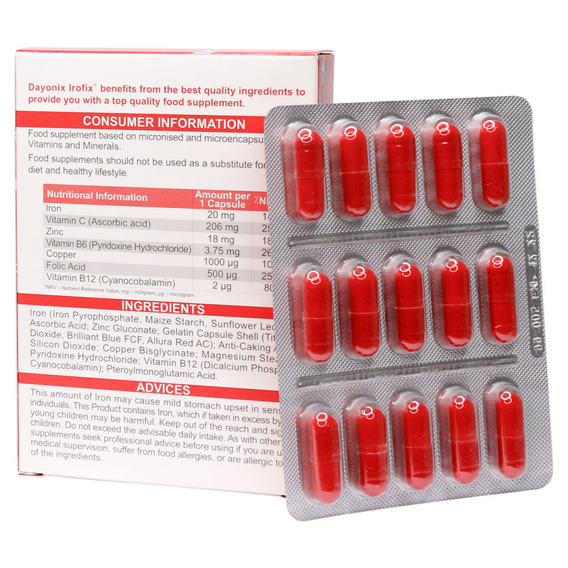 کپسول آیروفیکس دایونیکس فارما بسته 30 عددی