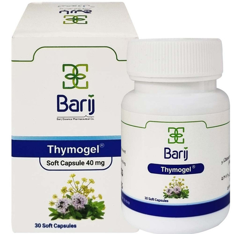 کپسول نرم تیموژل باریج اسانس بسته 30 عددی