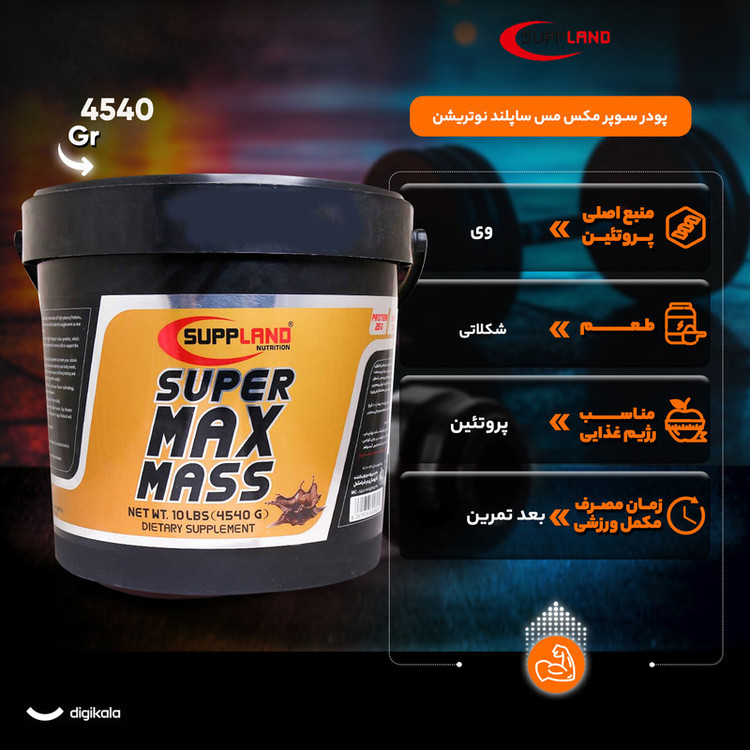 پودر سوپر مکس مس ساپلند نوتریشن - 4540 گرم