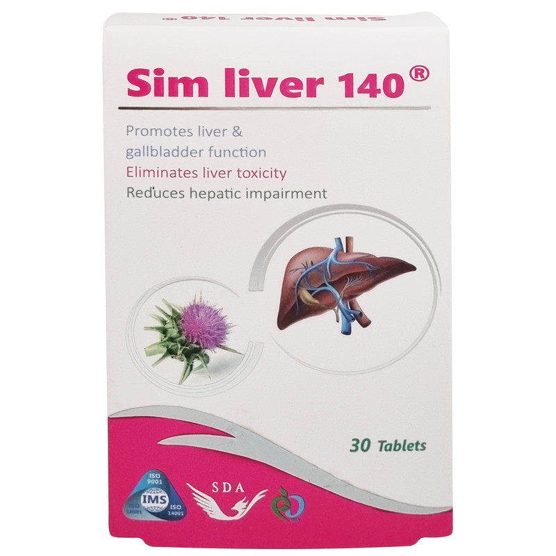 قرص سیم لیور 140 سیمرغ دارو عطار بسته 30 عددی