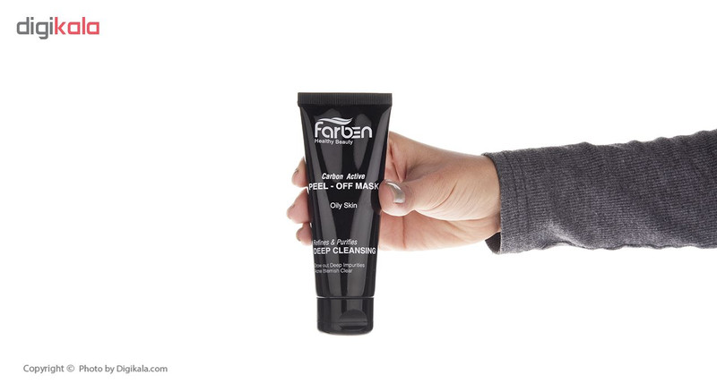 ماسک صورت کربن فعال فاربن مدل Carbon Active حجم 75 میلیلیتر، مناسب پوست چرب و آکنهای، پاکسازی عمیق، رفع جوشهای سرسیاه و بازکننده منافذ پوست